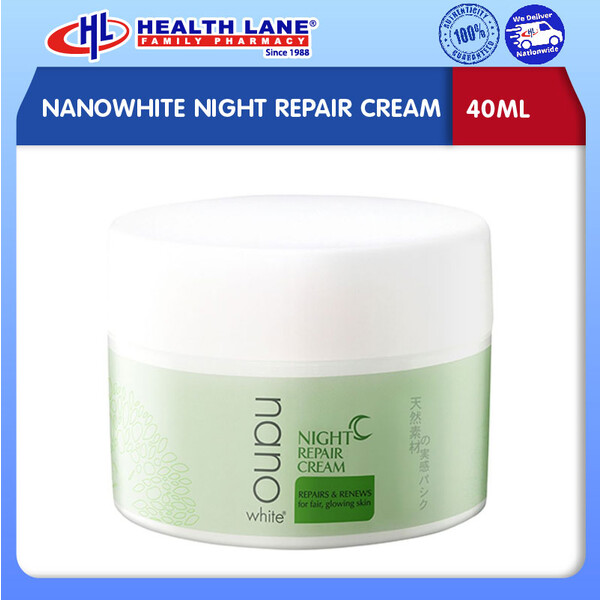 NANOWHITE NIGHT REPAIR KRIM (40ML)